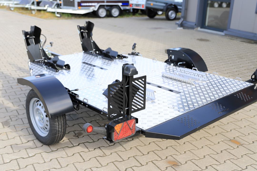 Balhanger MOTO-2 – przyczepa motocyklowa / quad, 239x174 cm, DMC 750 kg - zdjęcie 3