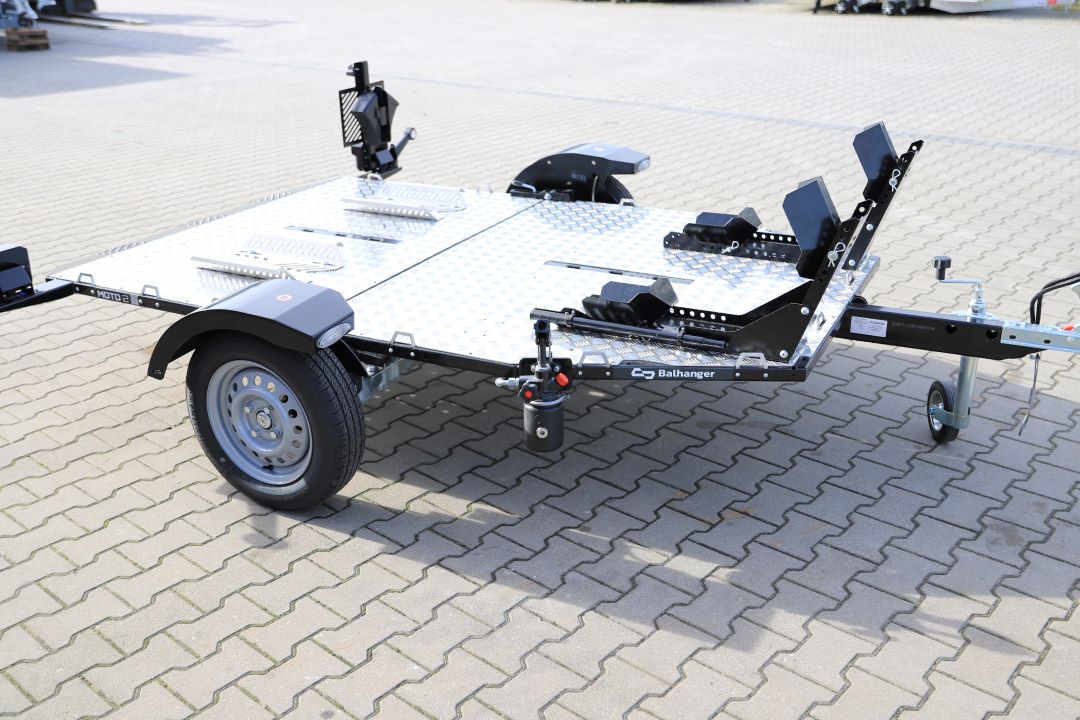 Balhanger MOTO-2 – przyczepa motocyklowa / quad, 239x174 cm, DMC 750 kg - zdjęcie 5