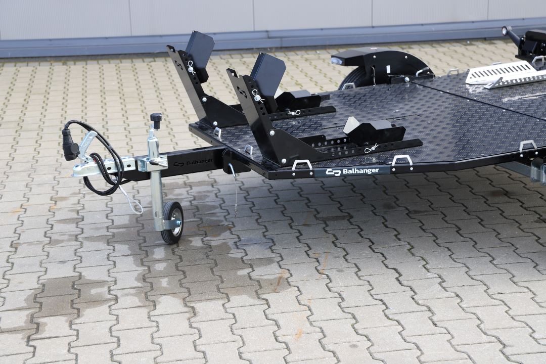 Balhanger MOTO-2 BLACK – przyczepa motocyklowa / quad, 239x174 cm, DMC 750 kg - zdjęcie 2