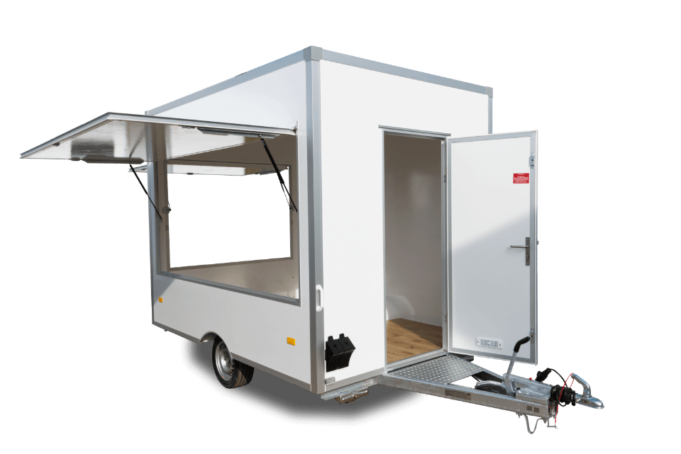 Niewiadów Handlowa H13302H - catering trailer, 300x203 cm, GVW 1300 kg