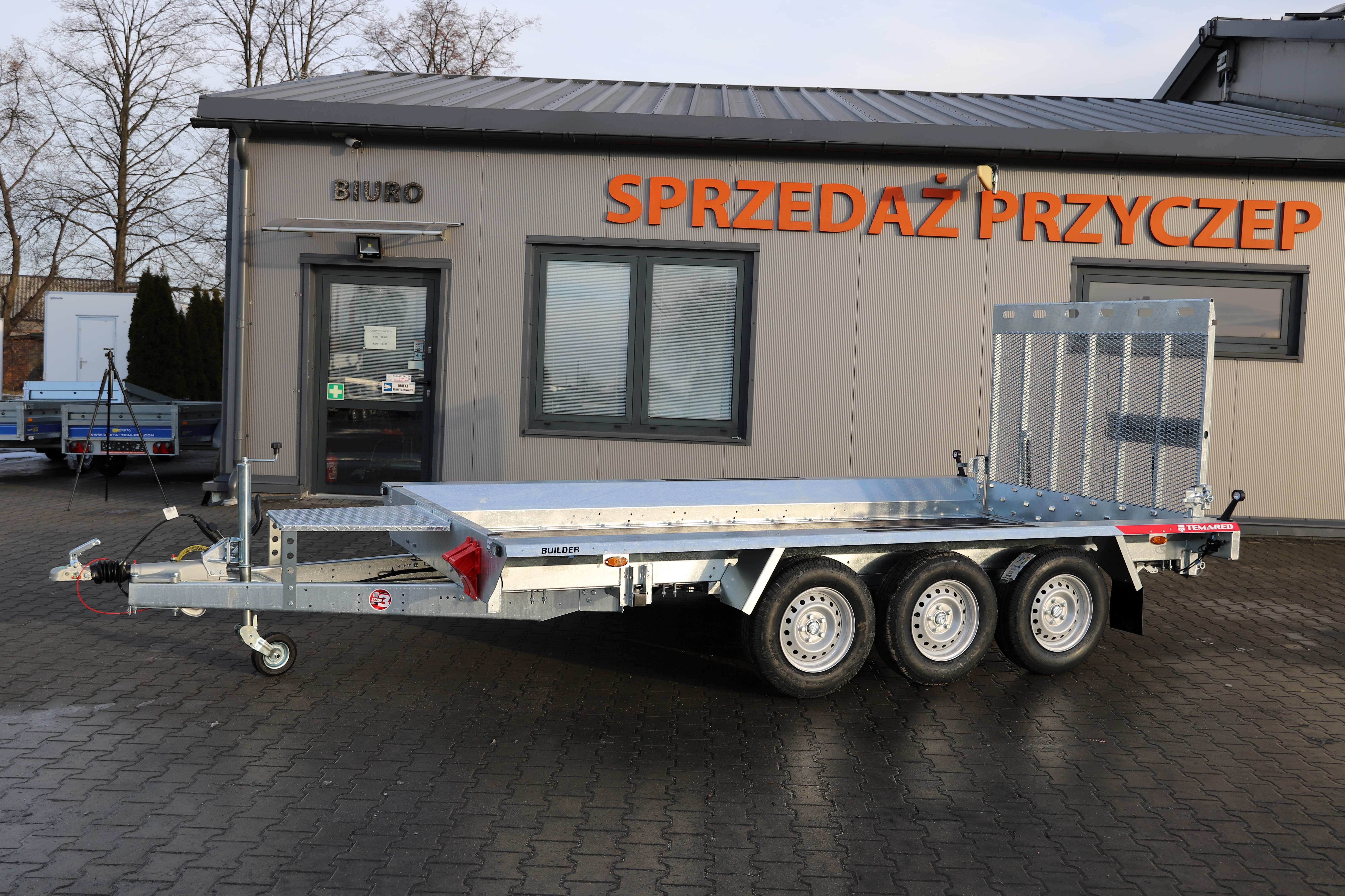 Temared BUILDER 3 4018/3 S 3 standard ID241 - Anhänger für Minibagger und Baumaschinen, 400x180 cm, zGG 3500 kg - Bild 2