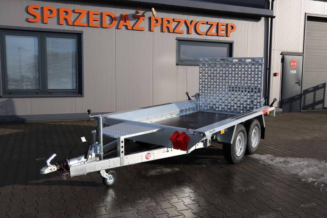 Temared BUILDER 3 3015/2 S 2 standard ID243 - mini excavator / construction equipment trailer, 300x150 cm, GVW 2700 kg - image 2