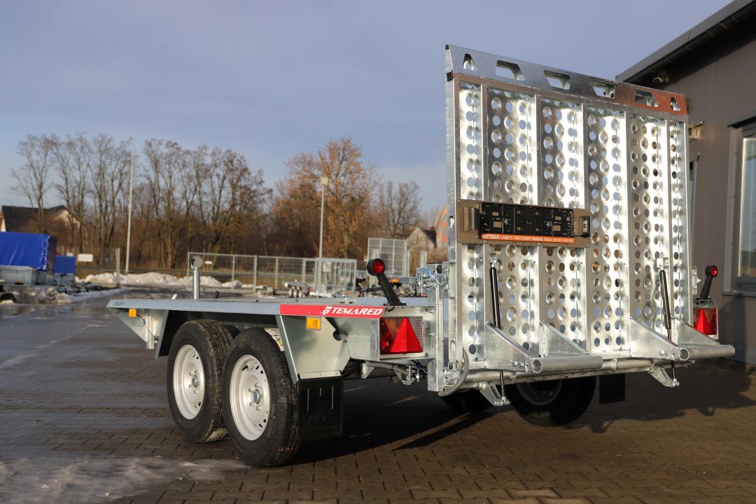 Temared BUILDER 3 3015/2 S 2 standard ID243 - mini excavator / construction equipment trailer, 300x150 cm, GVW 2700 kg - image 11