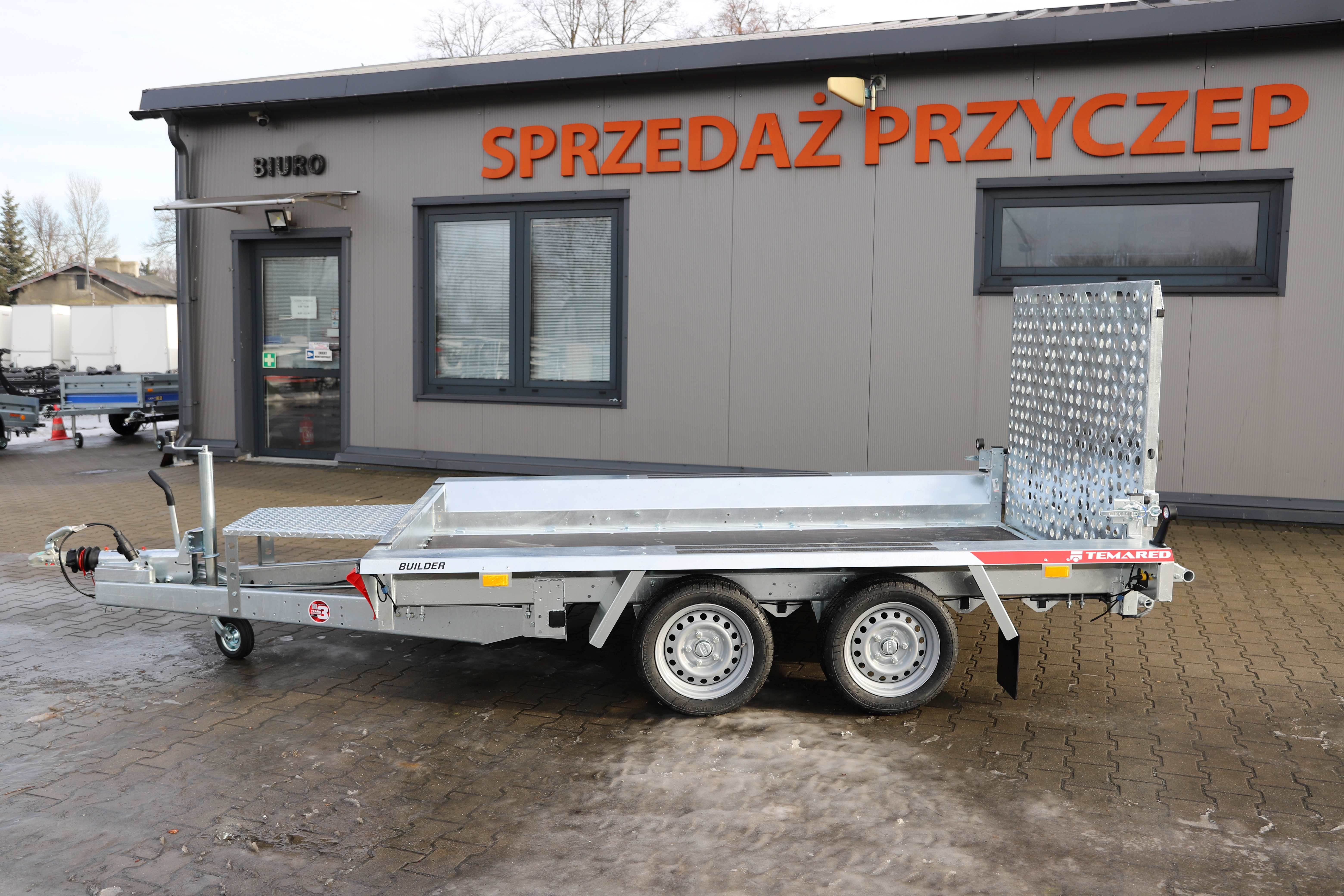 Temared BUILDER 3 3015/2 S 2 standard ID244 - mini excavator / construction equipment trailer, 300x150 cm, GVW 2700 kg - image 2
