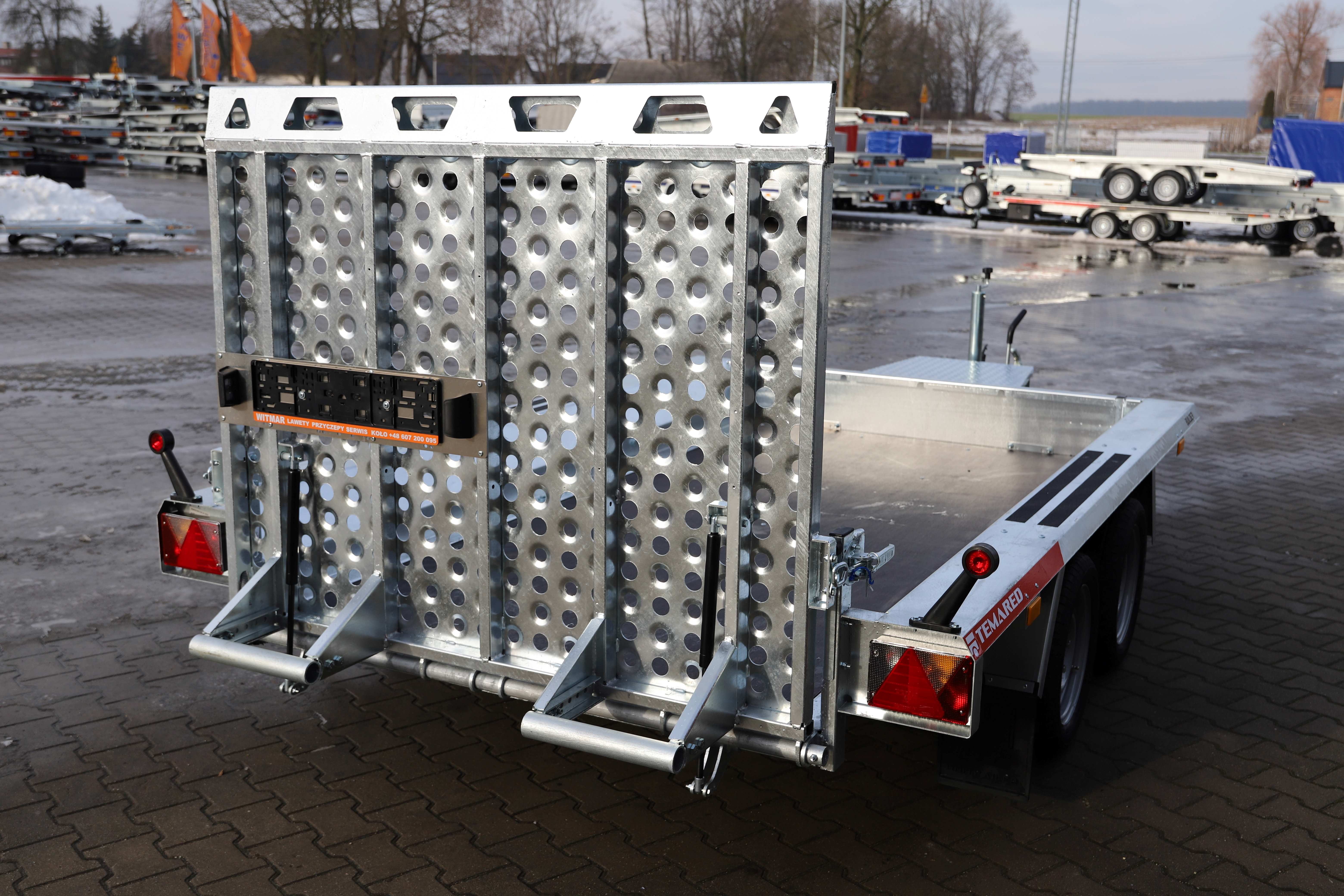 Temared BUILDER 3 3015/2 S 2 standard ID244 - mini excavator / construction equipment trailer, 300x150 cm, GVW 2700 kg - image 5