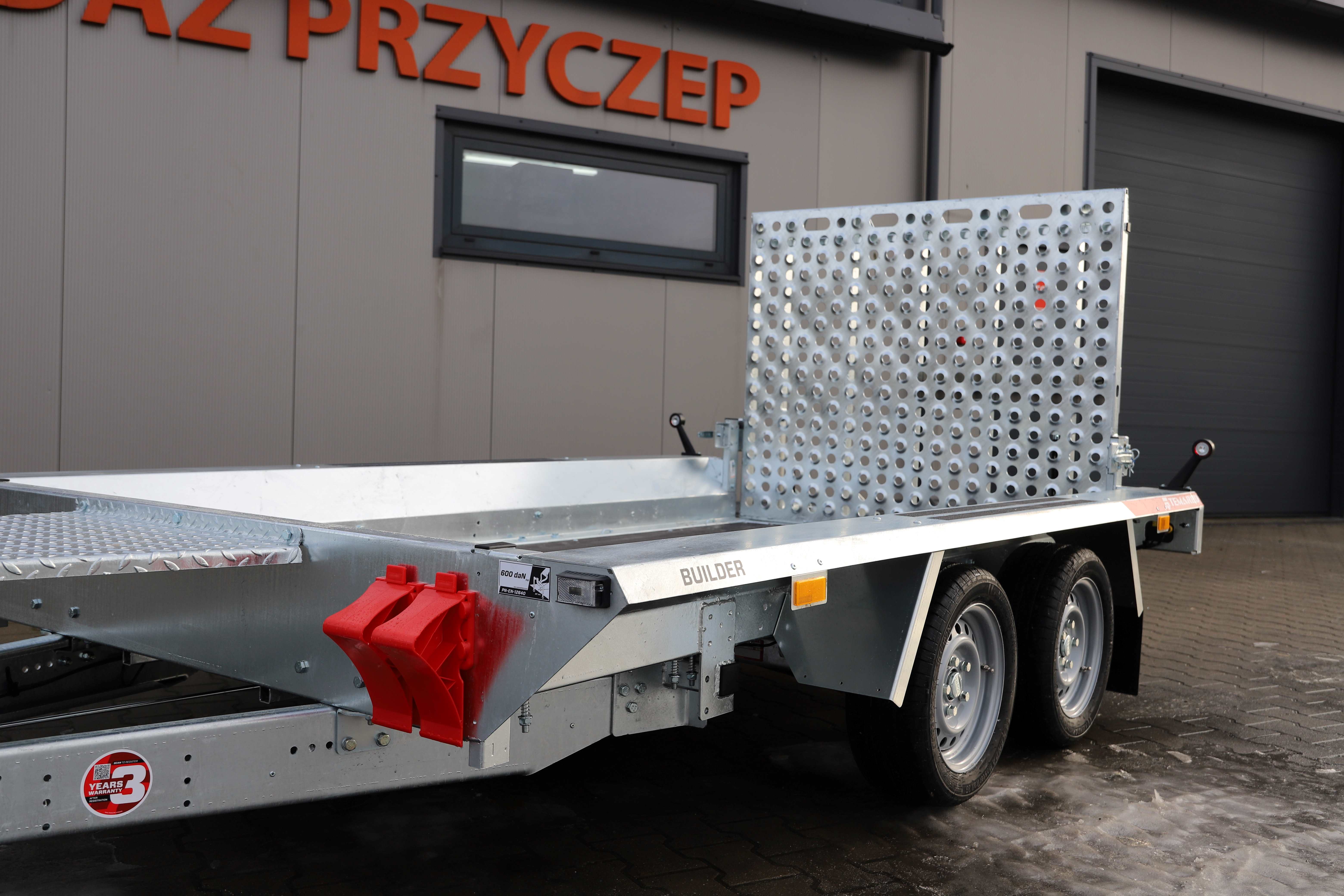 Temared BUILDER 3 3015/2 S 2 standard ID244 - mini excavator / construction equipment trailer, 300x150 cm, GVW 2700 kg - image 9