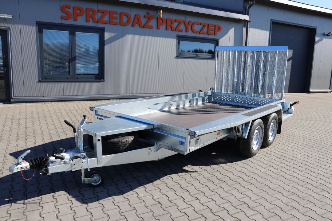Brenderup MT3651T B - mini excavator / construction equipment trailer, 365x180 cm, GVW 3500 kg - image 2