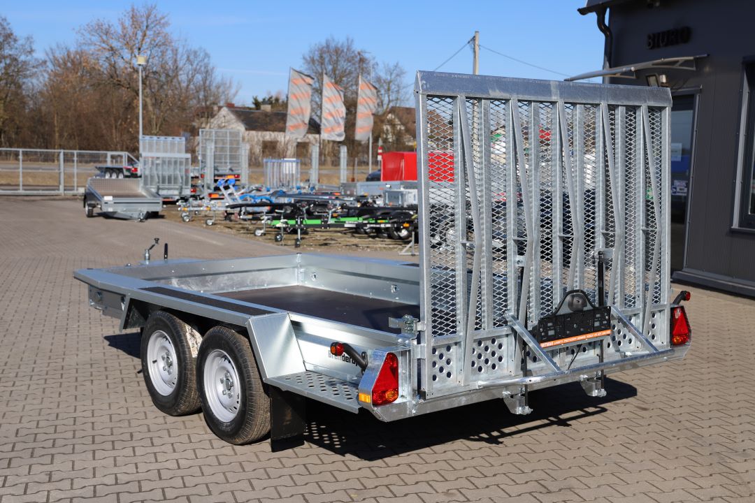 Brenderup MT3651T B - mini excavator / construction equipment trailer, 365x180 cm, GVW 3500 kg - image 5