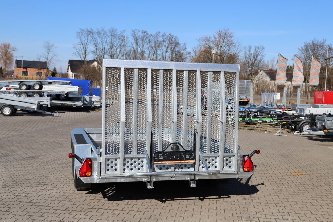 Brenderup MT3651T B - mini excavator / construction equipment trailer, 365x180 cm, GVW 3500 kg - image 6