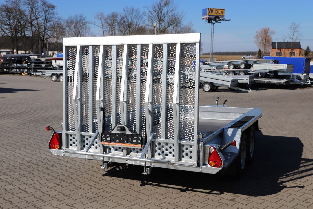Brenderup MT3651T B - mini excavator / construction equipment trailer, 365x180 cm, GVW 3500 kg - image 7