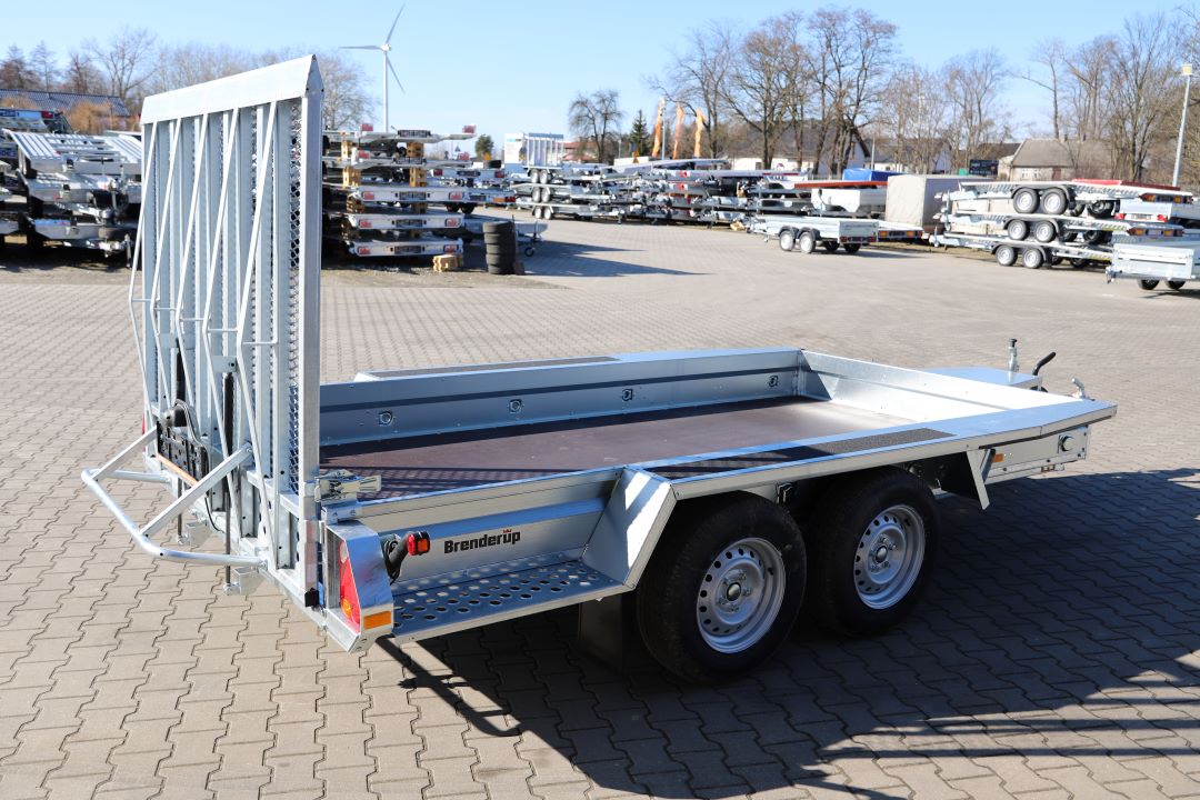 Brenderup MT3651T B - mini excavator / construction equipment trailer, 365x180 cm, GVW 3500 kg - image 8