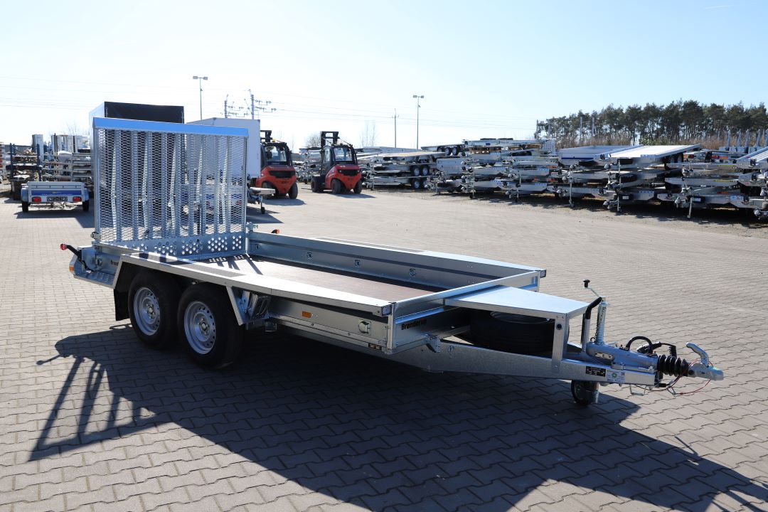 Brenderup MT3651T B - mini excavator / construction equipment trailer, 365x180 cm, GVW 3500 kg - image 9