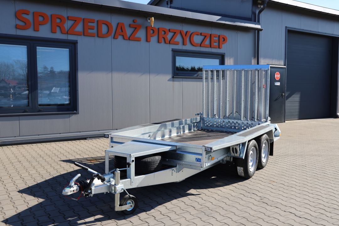 Brenderup MT3080T B - Anhänger für Minibagger und Baumaschinen, 308x152 cm, zGG 2700 kg