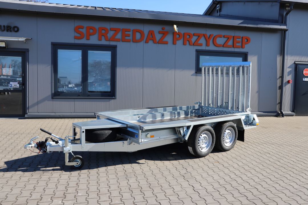 Brenderup MT3080T B - mini excavator / construction equipment trailer, 308x152 cm, GVW 2700 kg - image 2