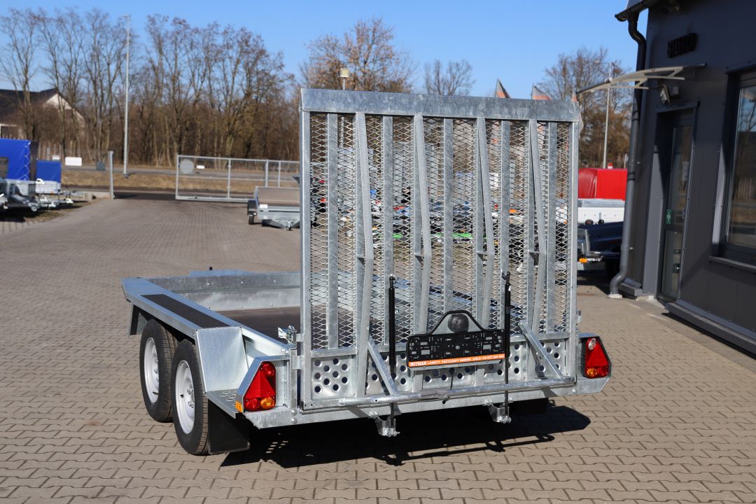 Brenderup MT3080T B - mini excavator / construction equipment trailer, 308x152 cm, GVW 2700 kg - image 5