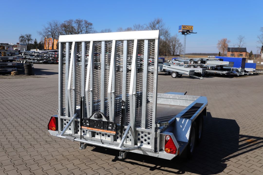 Brenderup MT3080T B - mini excavator / construction equipment trailer, 308x152 cm, GVW 2700 kg - image 7