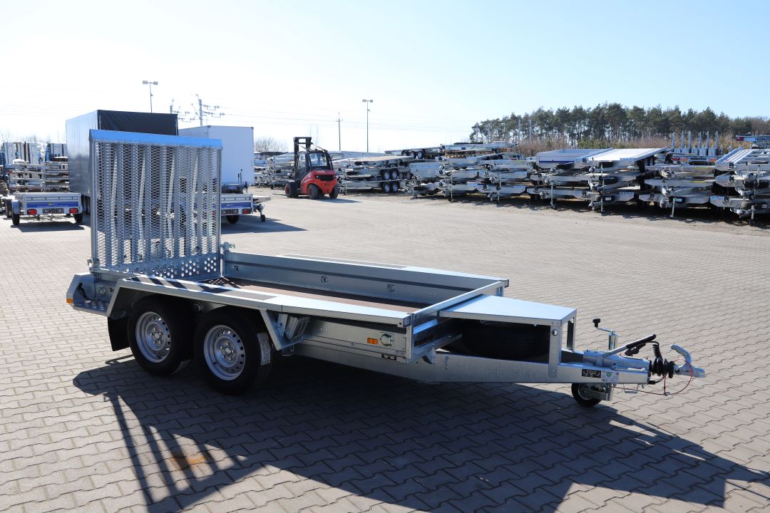 Brenderup MT3080T B - mini excavator / construction equipment trailer, 308x152 cm, GVW 2700 kg - image 8