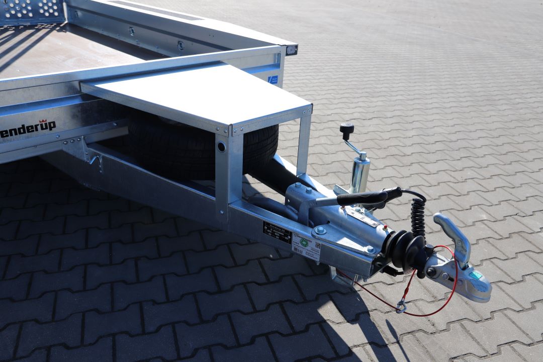 Brenderup MT3080T B - mini excavator / construction equipment trailer, 308x152 cm, GVW 2700 kg - image 9