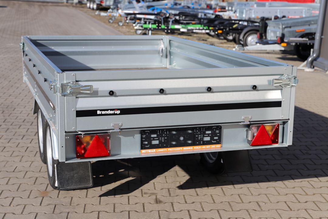 Brenderup 3251STUB750 - leichter zweiachsiger Anhänger, 250x142 cm, zGG 750 kg - Bild 6