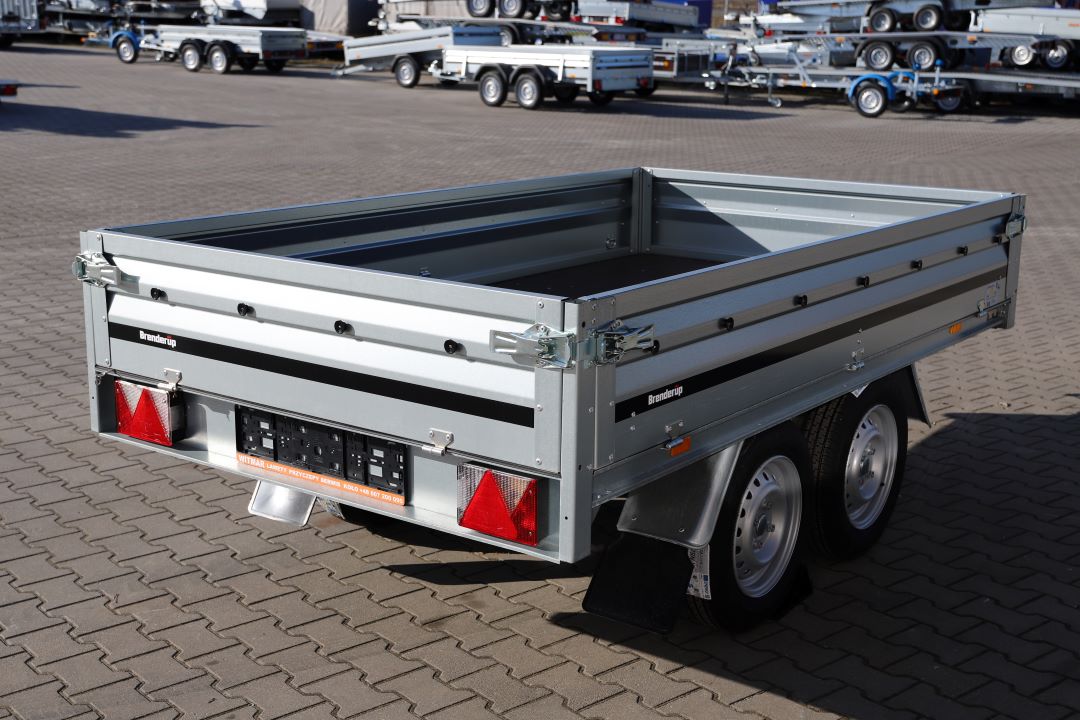 Brenderup 3251STUB750 - leichter zweiachsiger Anhänger, 250x142 cm, zGG 750 kg - Bild 7