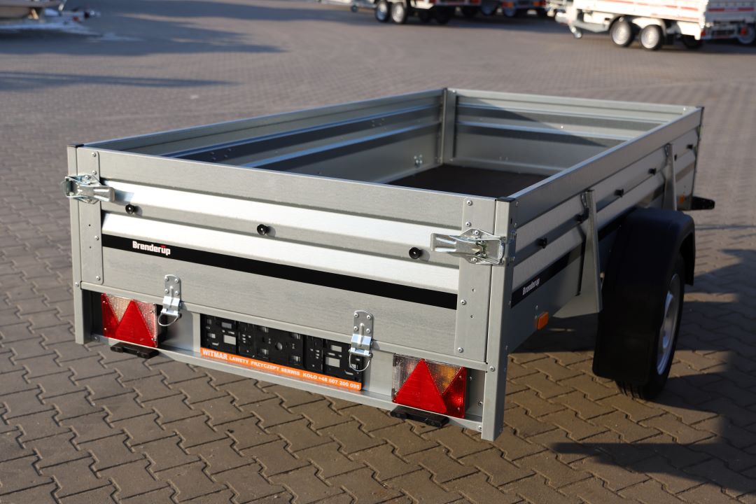 Brenderup 2270SXLUB750 – przyczepa lekka jednoosiowa, 270x129 cm, DMC 750 kg - zdjęcie 6