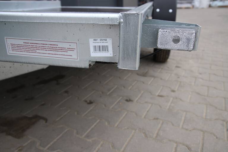 Neptun N7-305 multi – przyczepa lekka jednoosiowa, 305x166x10 cm, DMC 750 kg - zdjęcie 5