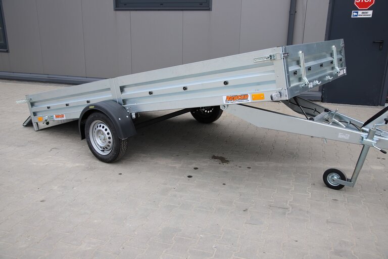 Neptun N7-305 CT multi - leichter einachsiger Anhänger, 345x150x28,5 cm, zGG 750 kg - Bild 5