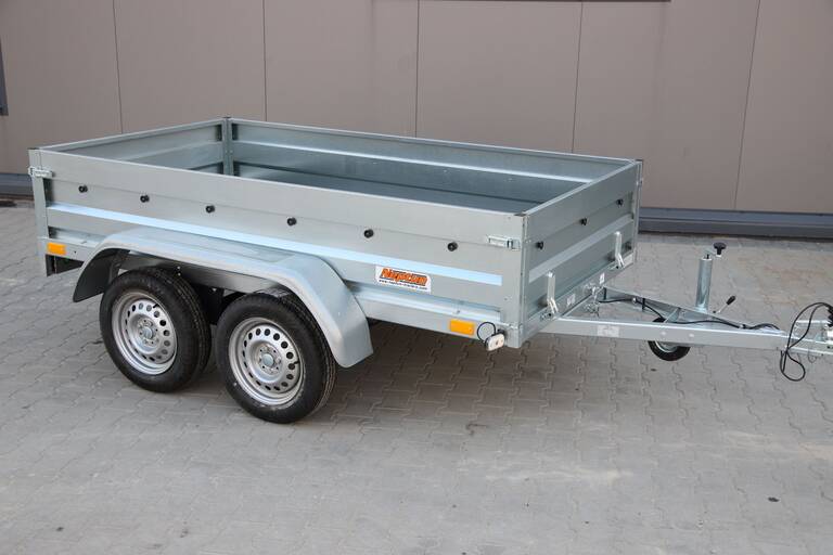 Neptun N7-236 2RT - leichter zweiachsiger Anhänger, 236x129x40 cm, zGG 750 kg