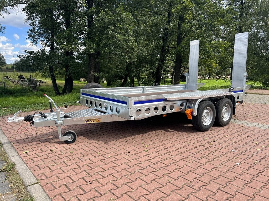Wiola B3530 - construction equipment trailer, 292x142 cm, GVW 3500 kg - image 2