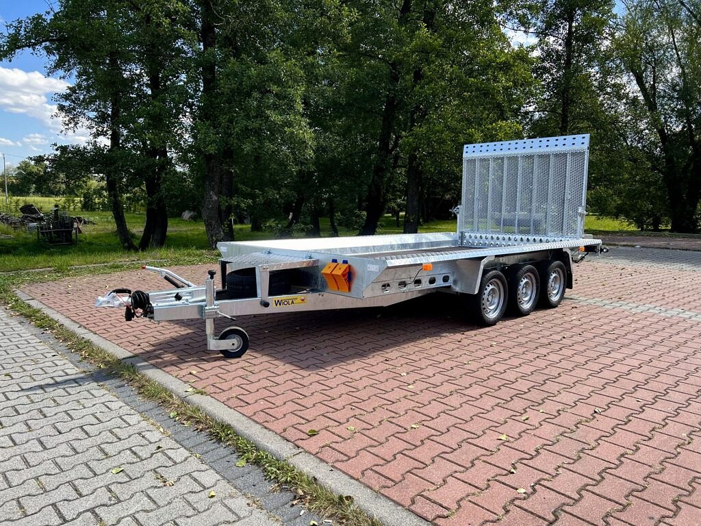 Wiola B3540 MAX - Baumaschinenanhänger, 400x390 cm, zGG 3500 kg