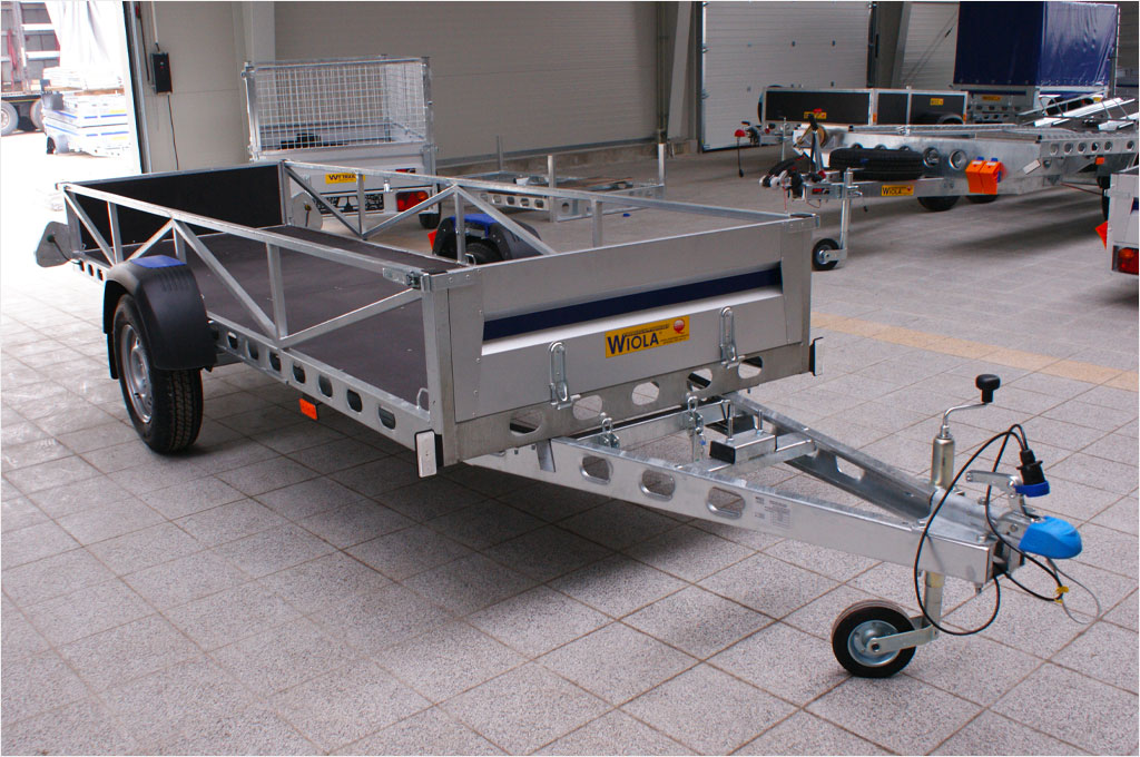 Wiola dłużyca ramowa DR600 1N - Rahmenanhänger für Langmaterial, 592x132 cm, zGG 750 kg