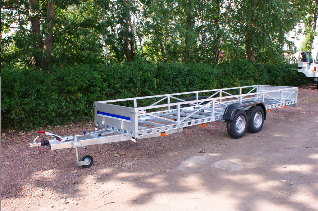 Wiola dłużyca ramowa DR600 2.7H - Rahmenanhänger für Langmaterial, 592x132 cm, zGG 2700 kg