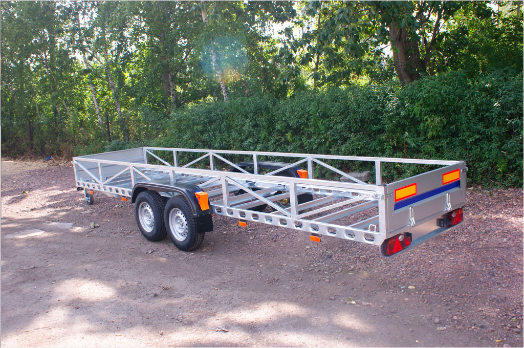 Wiola dłużyca ramowa DR600 2H - Rahmenanhänger für Langmaterial, 592x132 cm, zGG 1300 kg - Bild 2