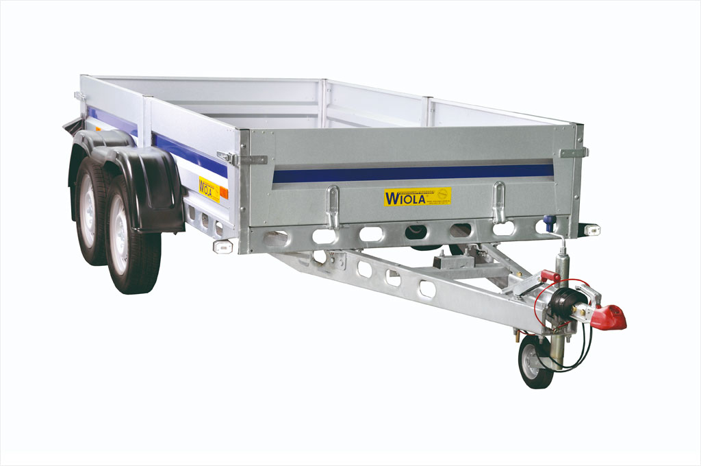Wiola Krakus Komfort Plus - leichter zweiachsiger Anhänger, 252x132 cm, zGG 750 kg