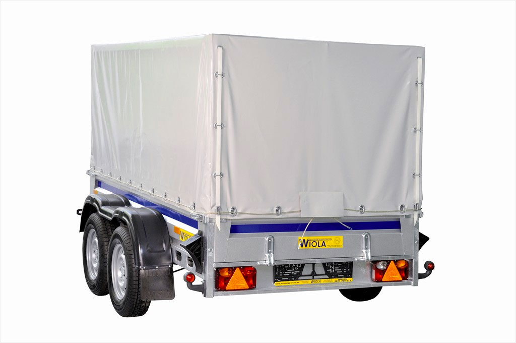 Wiola Mazowia Komfort Plus - light twin-axle trailer, 272x132 cm, GVW 750 kg - image 3