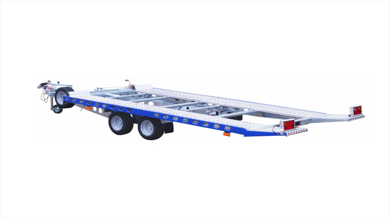 Wiola L30G45P - twin-axle car transporter, 400x204 cm, GVW 3000 kg - image 2