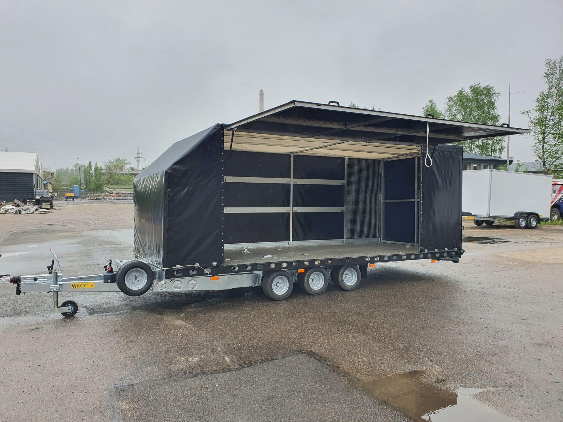 Wiola L35G50P Motorsport - dreiachsiger Autotransporter, 500x225 cm, zGG 3500 kg - Bild 2