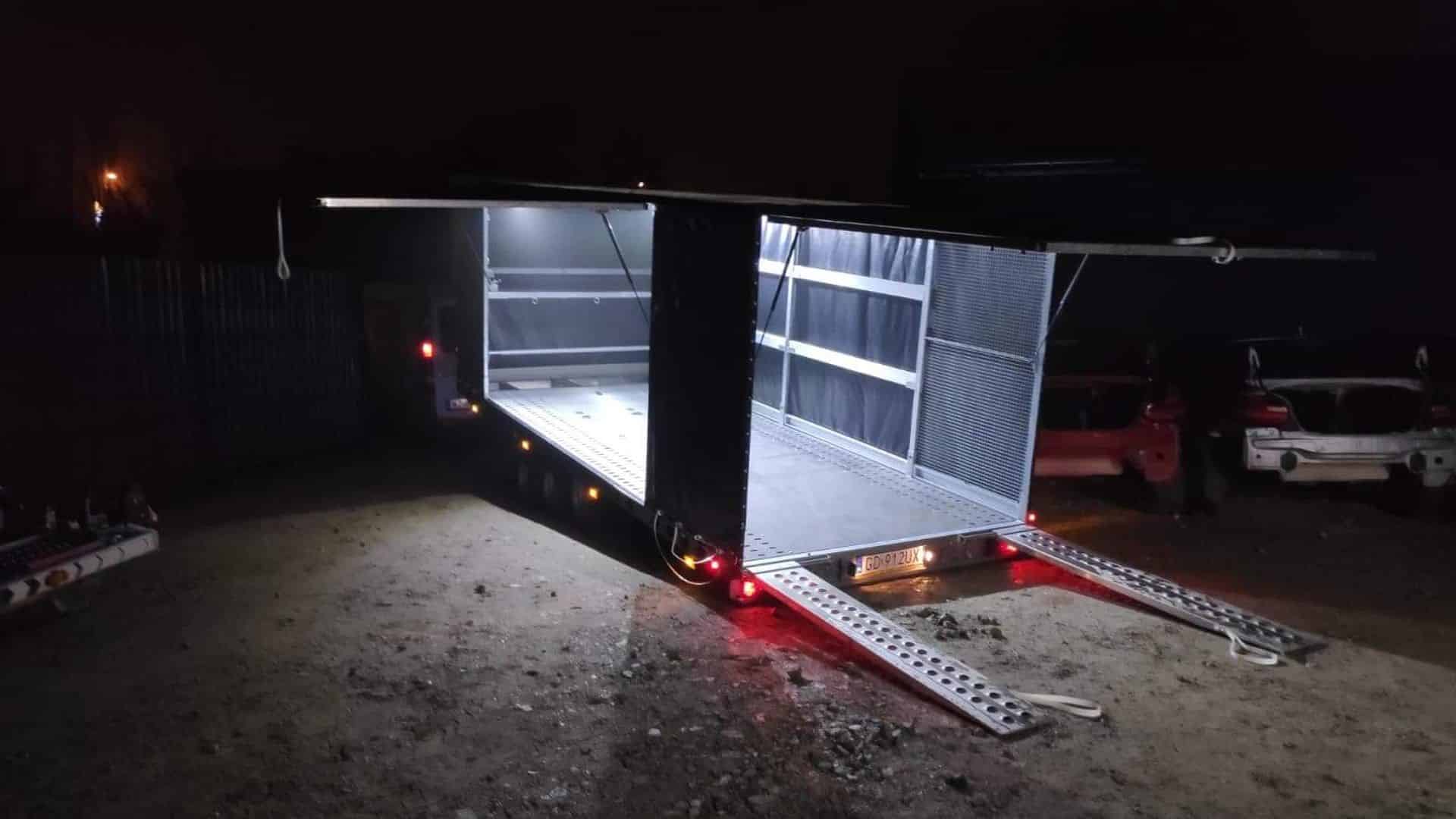 Wiola L35G50P Motorsport - dreiachsiger Autotransporter, 500x225 cm, zGG 3500 kg - Bild 5
