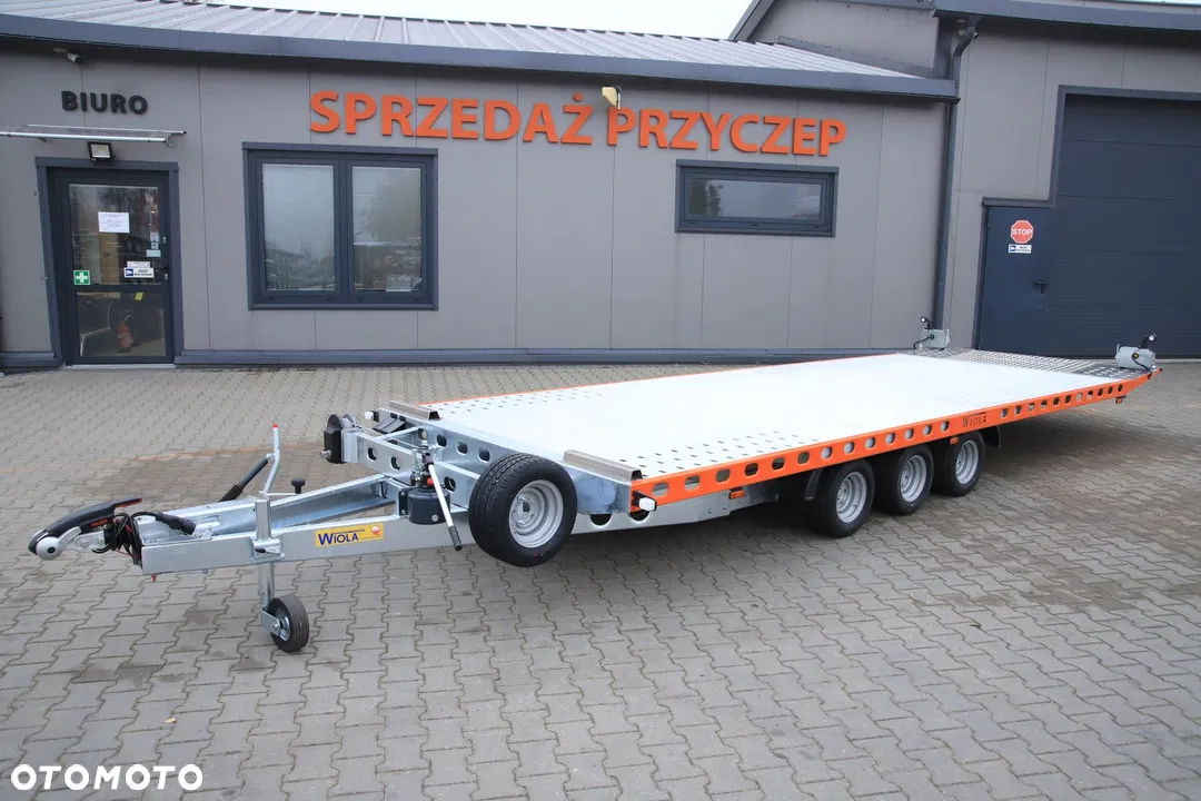 Wiola L35G50P - dreiachsiger Autotransporter, 500x208 cm, zGG 3500 kg