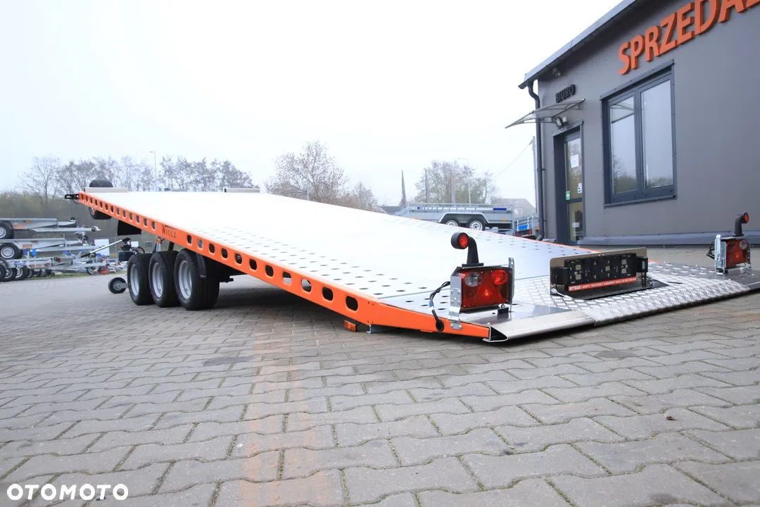 Wiola L35G50P - dreiachsiger Autotransporter, 500x208 cm, zGG 3500 kg - Bild 5