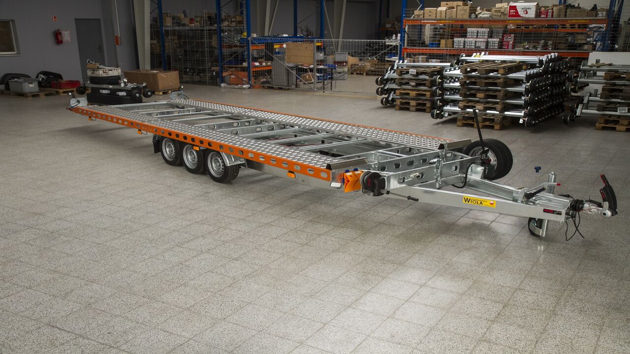 Wiola L35G80 - three-axle car transporter, 794x204 cm, GVW 3500 kg - image 2