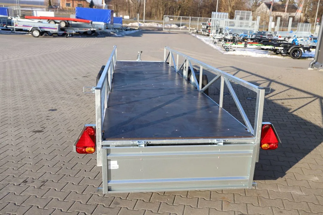 TEMARED Przyczepa dłużycowa 606x122x40cm Podłoga sklejka - image 9
