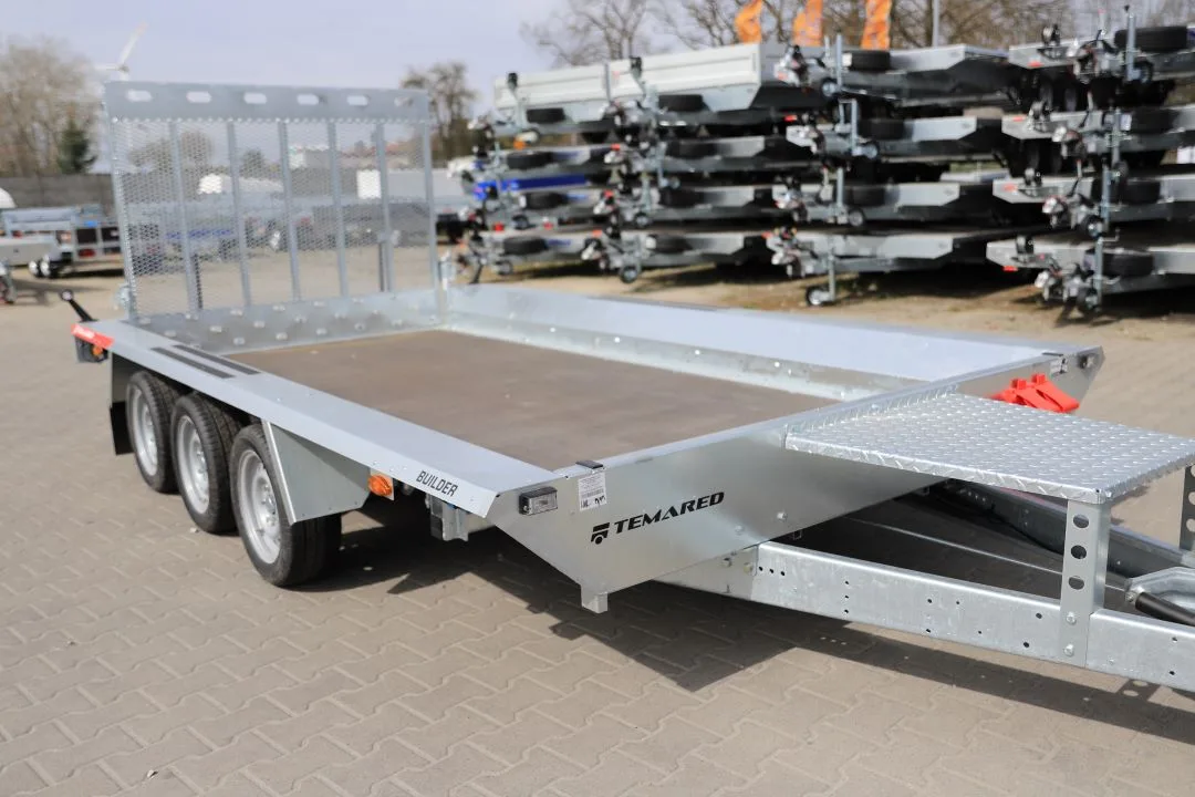 Temared BUILDER 3 4018/3 S 3 standard ID242 - Anhänger für Minibagger und Baumaschinen, 400x180 cm, zGG 3500 kg - Bild 8