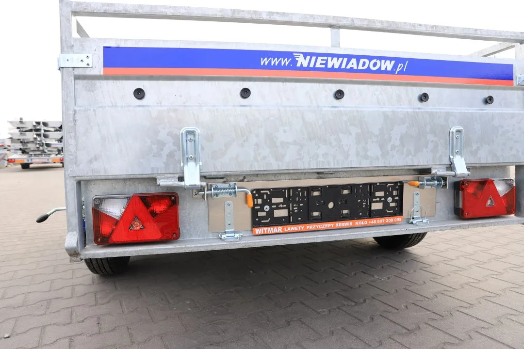Niewiadów Majster  Przyczepa pod minikoparkę 300x150x45cm DMC 2700kg  Podjazdy - Bild 6