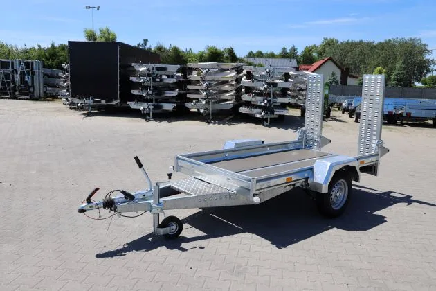 Niewiadów Przyczepa pod minikoparkę 254x132cm DMC 1300kg  Podjazdy