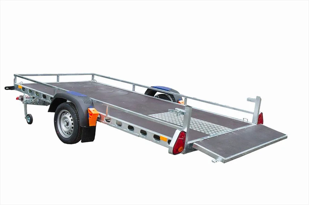 Wiola PSS 1NH – przyczepa motocyklowa / quad, 342x152 cm, DMC 750 kg