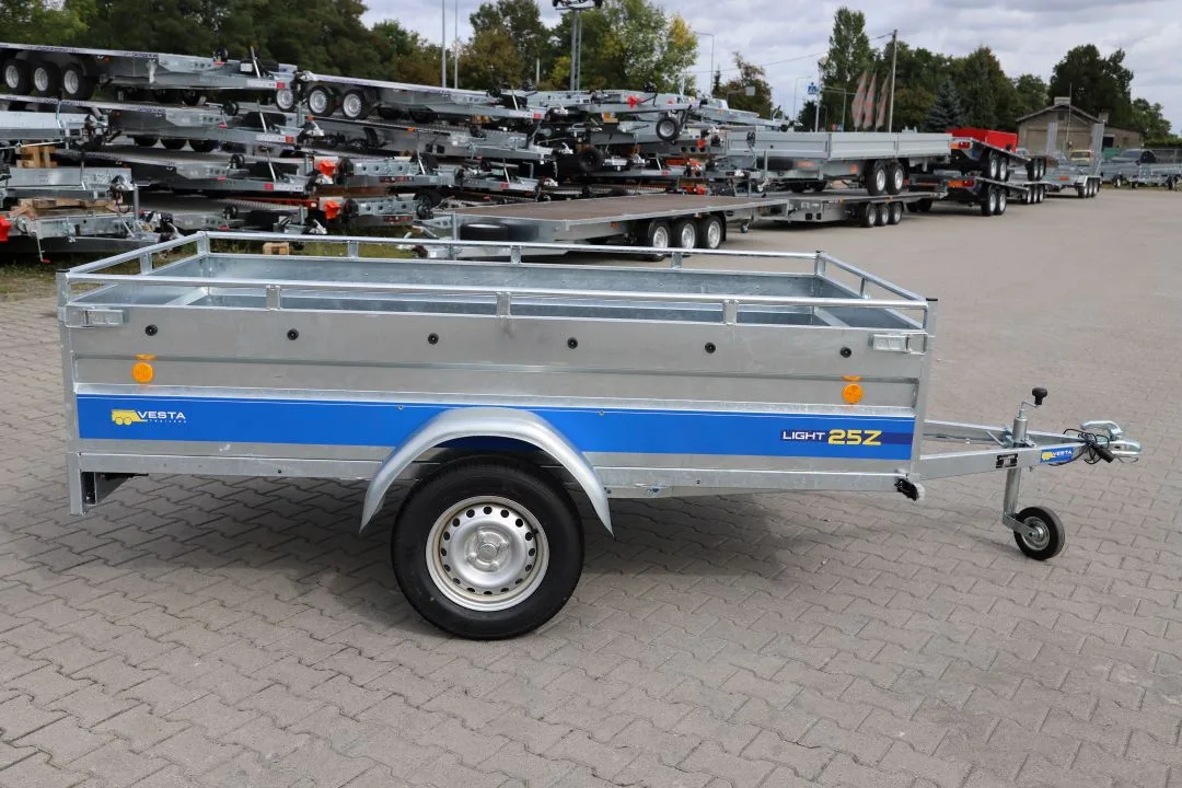 VESTA Light 25Z  251x135x45cm + Reling Burta 2mm , 1 oś  DMC 750kg - zdjęcie 5