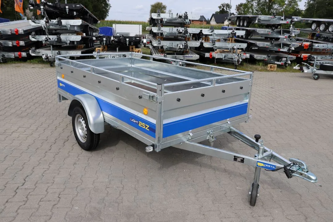 VESTA Light 25Z  251x135x45cm + Reling Burta 2mm , 1 oś  DMC 750kg