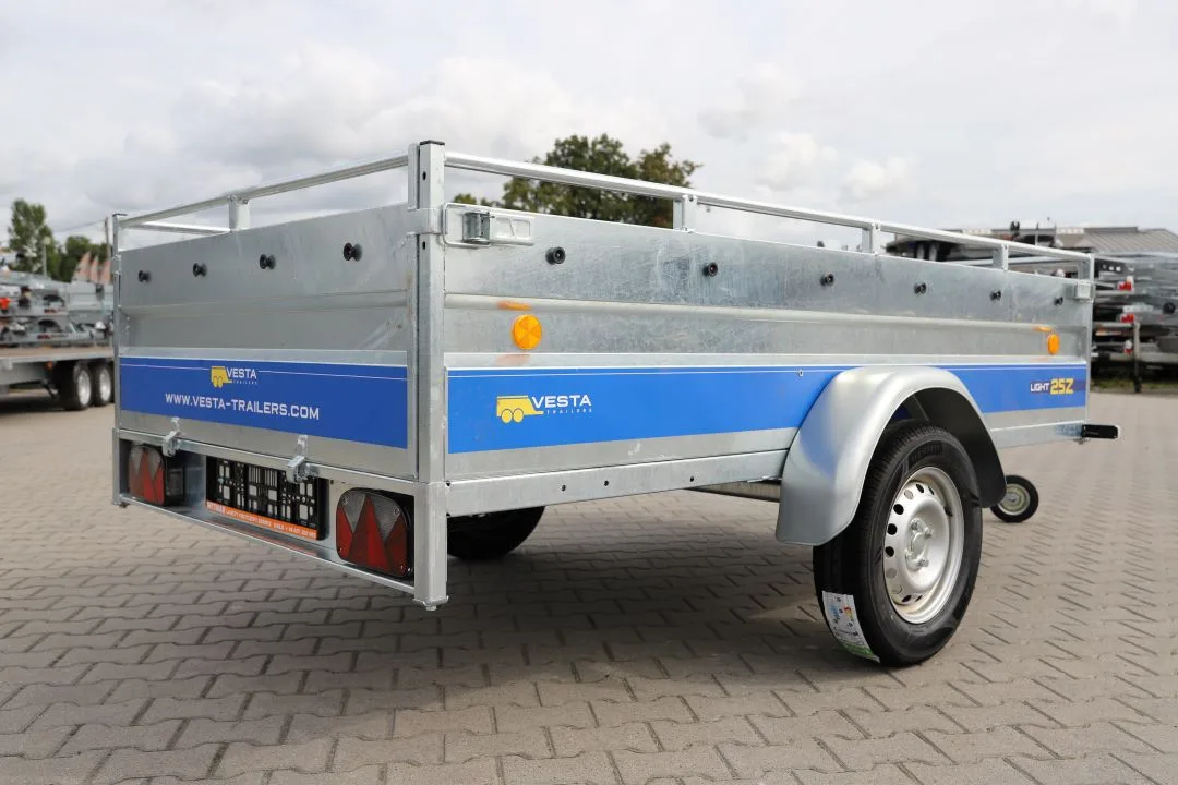 VESTA Light 25Z  251x135x45cm + Reling Burta 2mm , 1 oś  DMC 750kg - zdjęcie 11