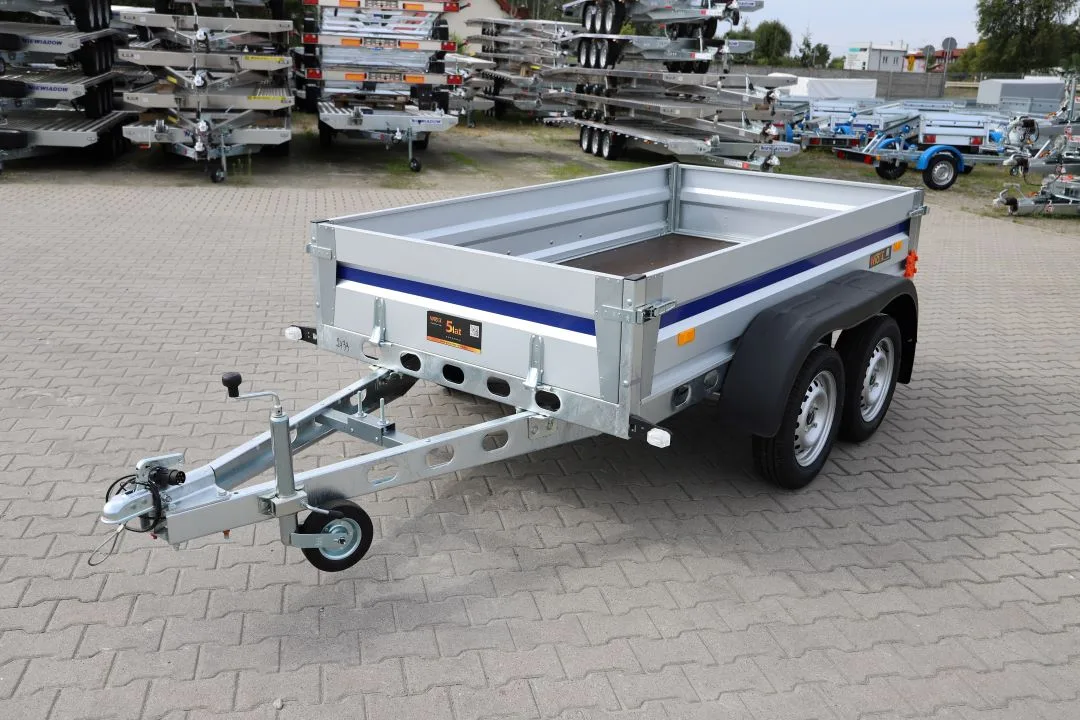 Wiola Krakus Plus - leichter zweiachsiger Anhänger, 252x132 cm, zGG 750 kg